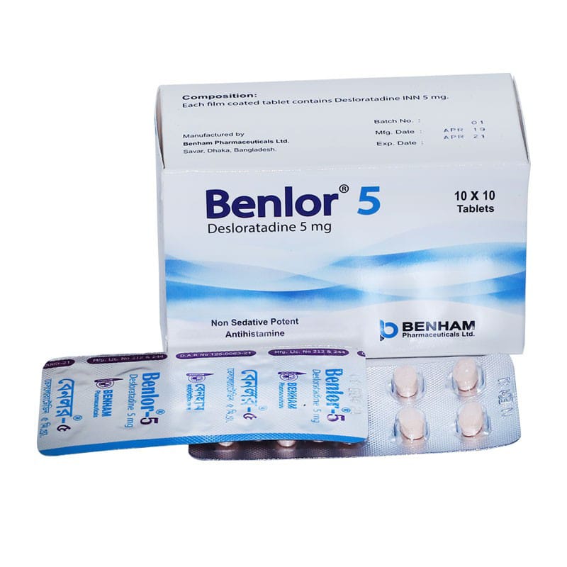 Tablet Benlor 5mg (100pcs)